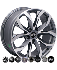 Replica Volkswagen Z459 DGMF R17 W7.5 PCD5x112 ET40 DIA66.6